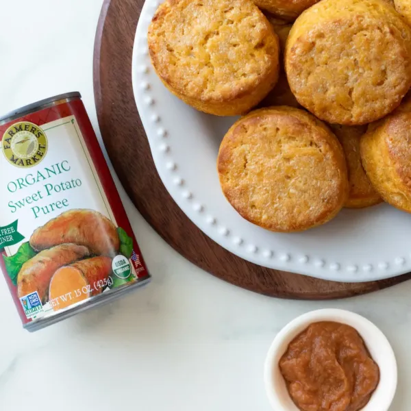 Sweet potato biscuits