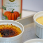 pumpkin spice creme brulee