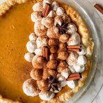 eggnog pumpkin pie